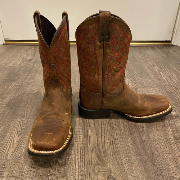 ariat quickdraw western boot